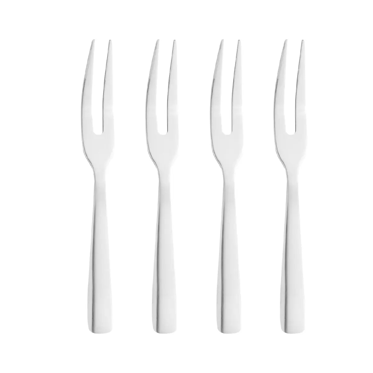 WOLFF - Conjunto 4 Garfos de Aço Inox para Aperitivo