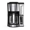 Cafeteira programável 12 xícaras Ninja Cafeteira programável CE251, com garrafa de vidro de 12 xícaras, acabamento preto e aço inoxidávejarra de vidro - 1