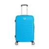 Mala Média Azul com Rodas 360° e Cadeado TSA - 1