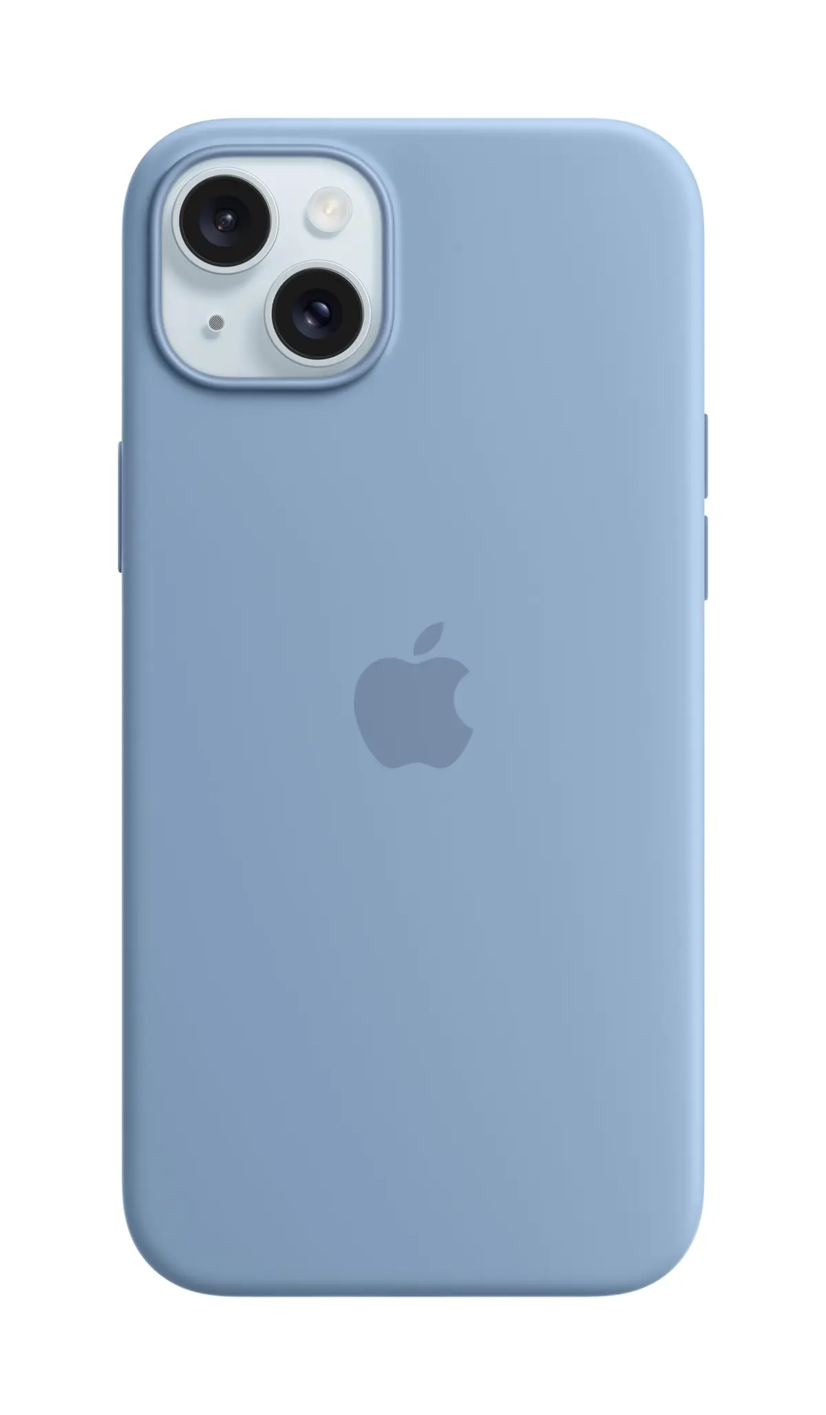Apple Capa de silicone com MagSafe para iPhone 15 Plus – Azul-inverno ​​​​​​​