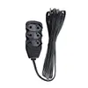 Extensão Elétrica Bipolar 3m 3 Entradas Preta - 1