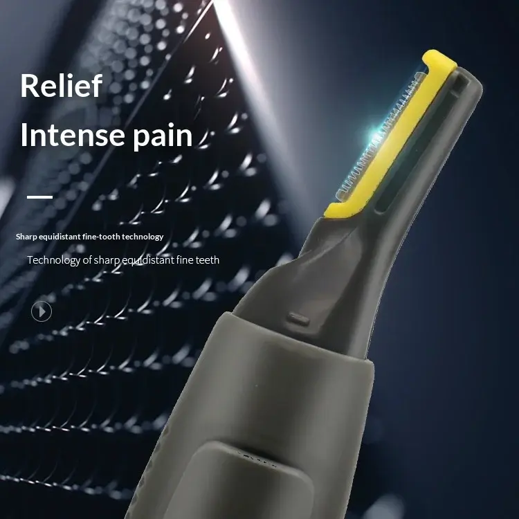 Aparador Elétrico Multifuncional de Pelos do Nariz e Orelha, Barbeador Portátil para Barba e Rosto Masculino, para Remoção de Pelos Faciais