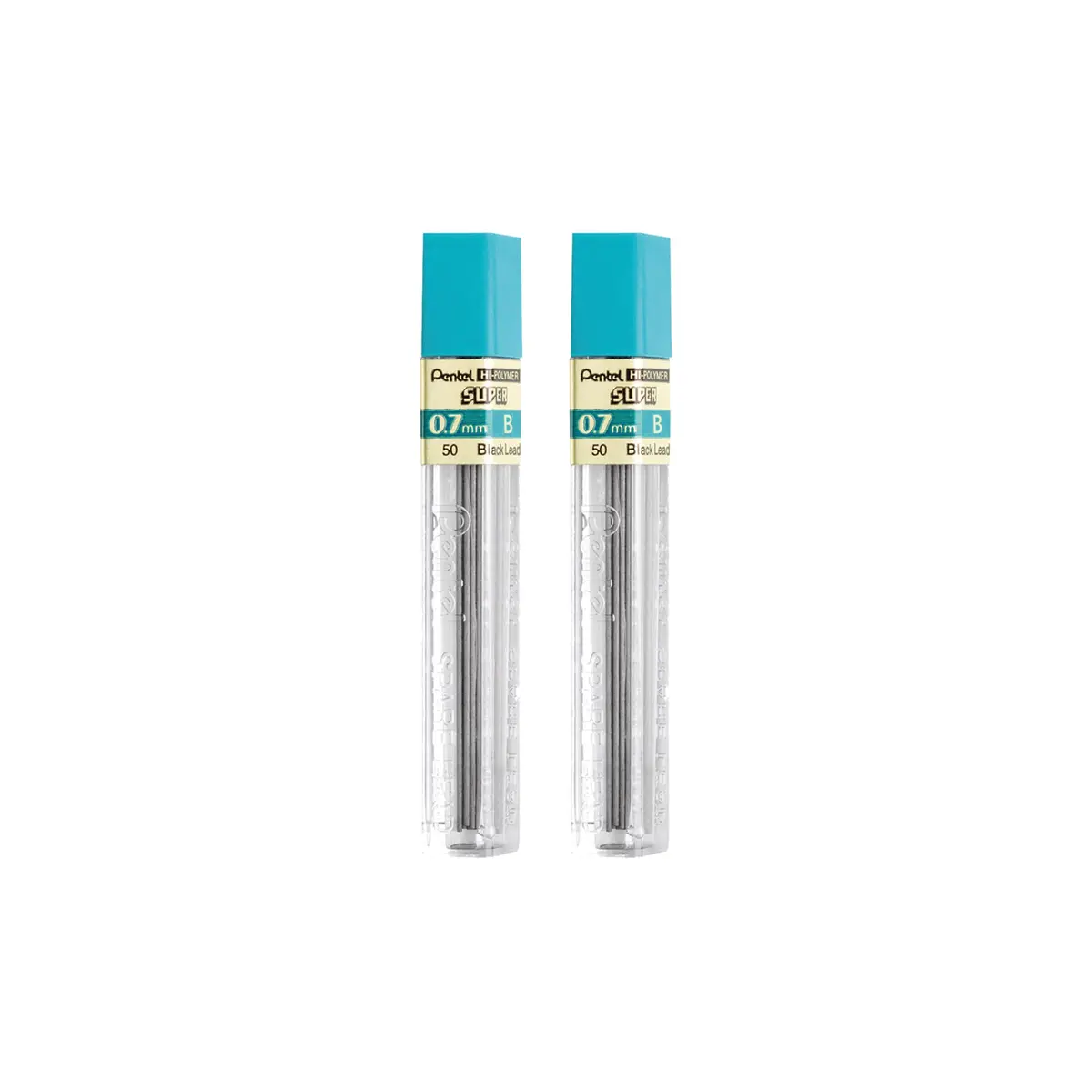 Pentel Grafite Hi-Polymer 0.7mm B com 2 Tubos SM/50-B