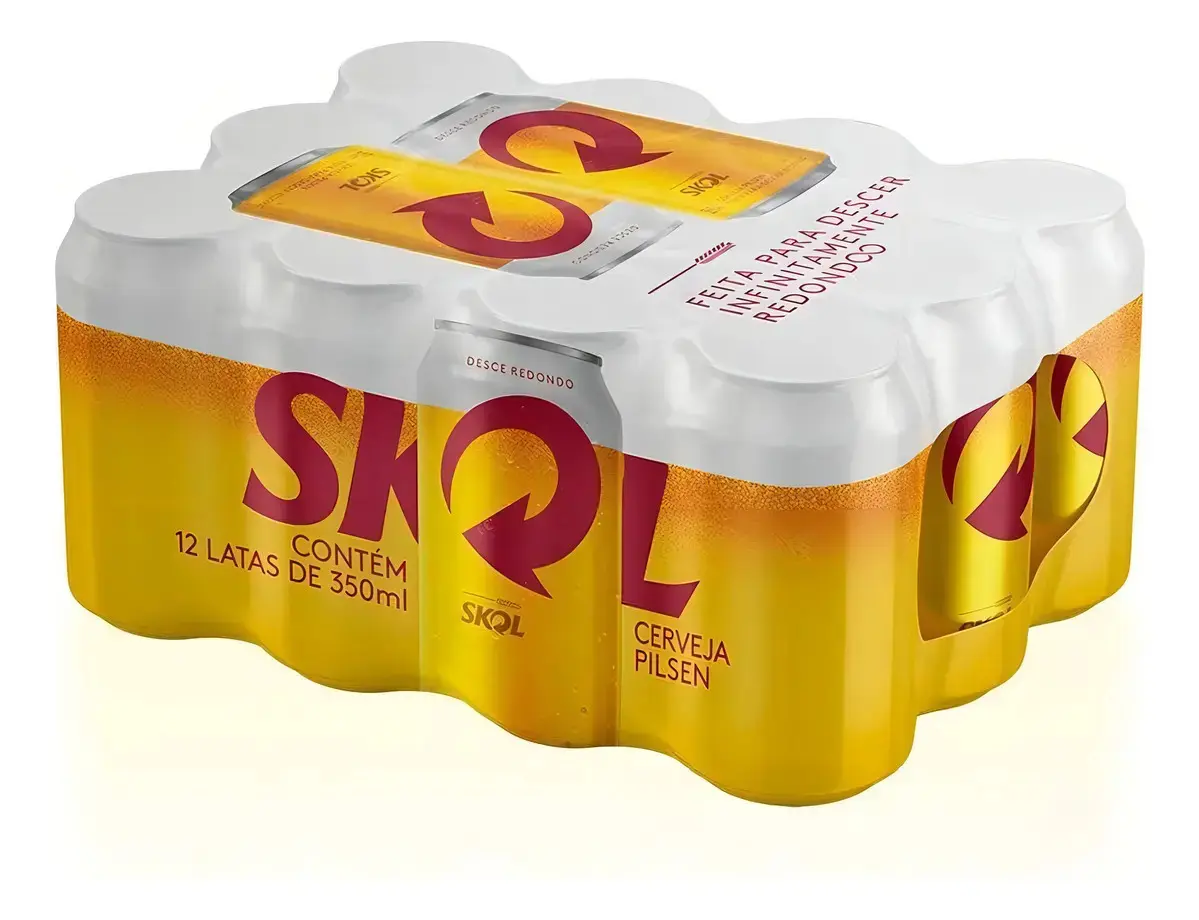 Cerveja Skol Pilsen 350 Ml Pack Com 12 Unidades