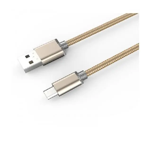 Cabo Micro Usb 2.1 - Gold Metálico Smartphone - 1