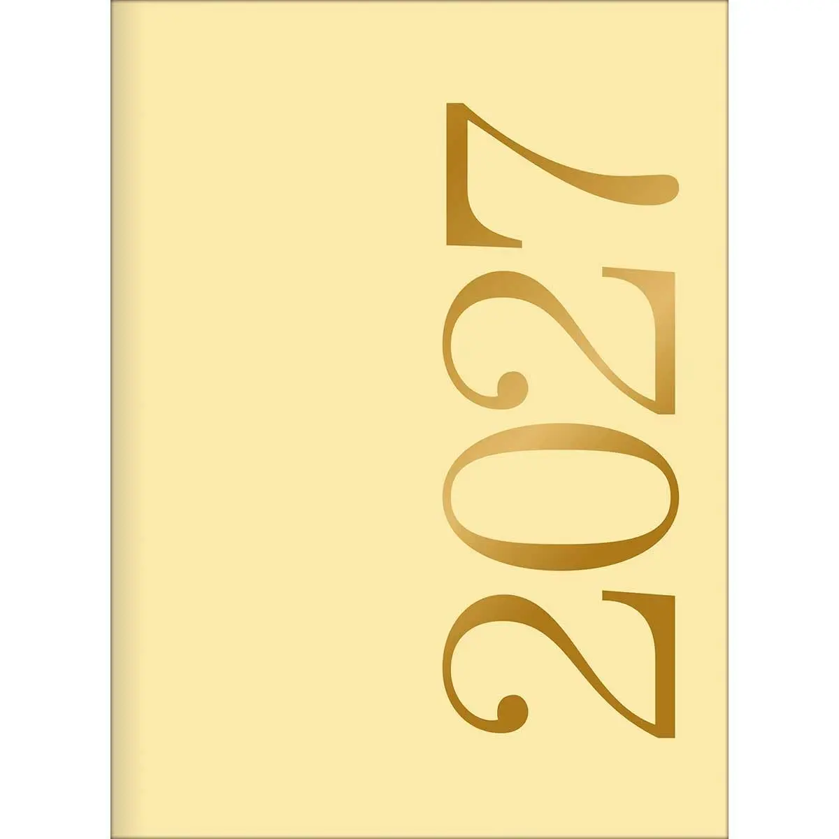 Tilibra - Planner Grampeado 20,0 x 27,5 cm Vanilla 90 G 2027 - Amarelo - 1