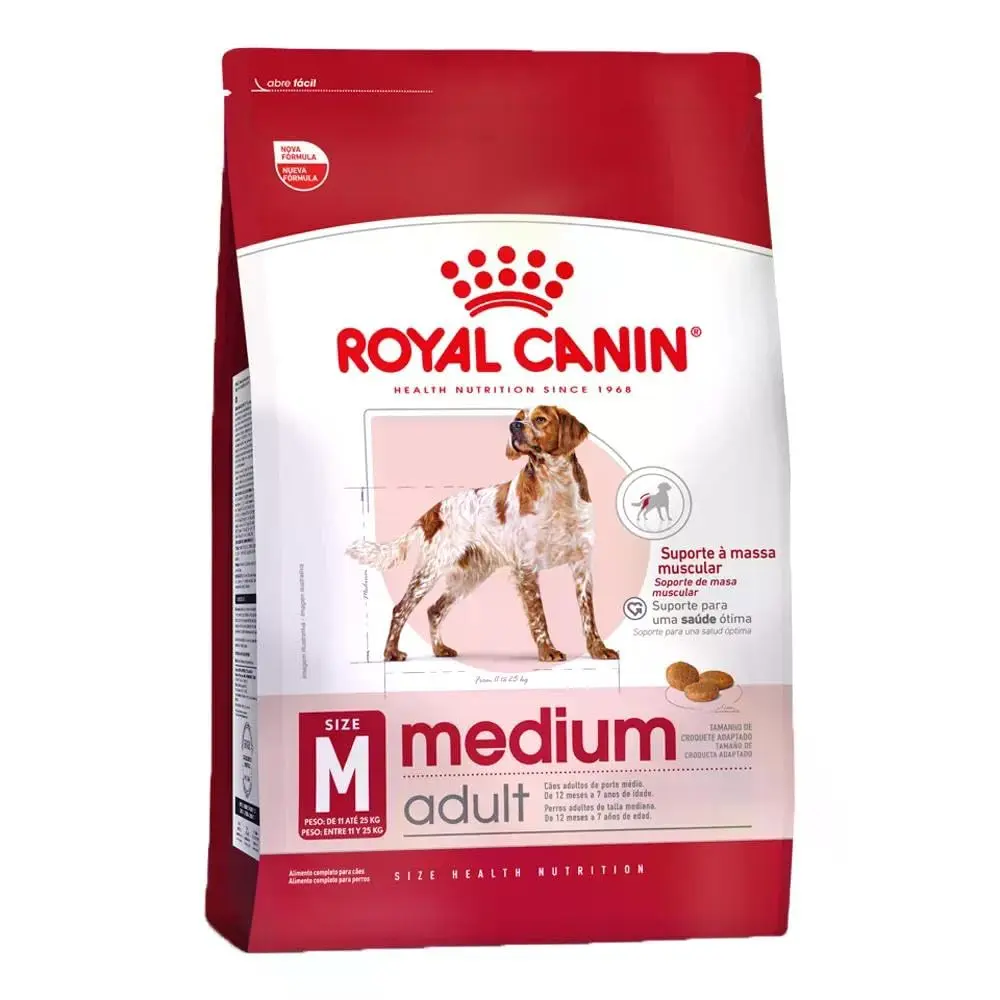 Royal Canin - Ração para Cães de Porte Médio Adultos 12kg