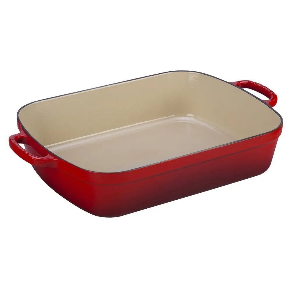 Le Creuset Assadeira Retangular 33cm Sig Vermelho