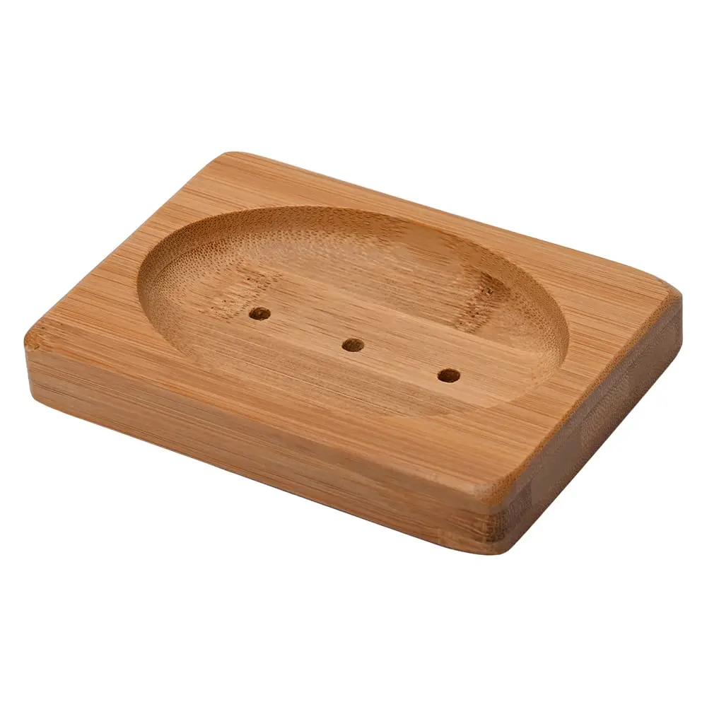 Mimo Style Saboneteira 12cm, Feita Inteiramente em Bambu 100% Ecológico. Perfeita para Seu Banheiro, Pia ou Lavanderia. Resistente, Durável e Prática Perfeita para o Dia a Dia - 1