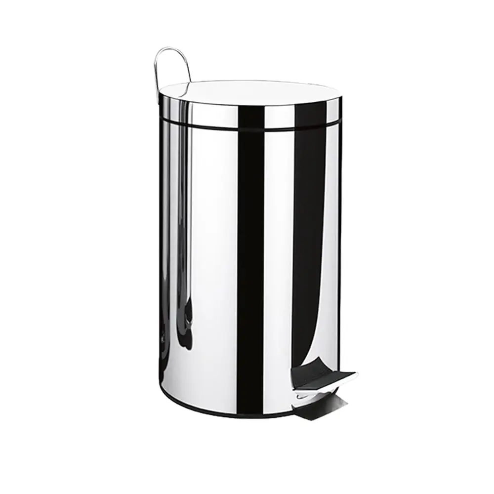 Lixeira Brinox Inox 3L com Pedal e Balde