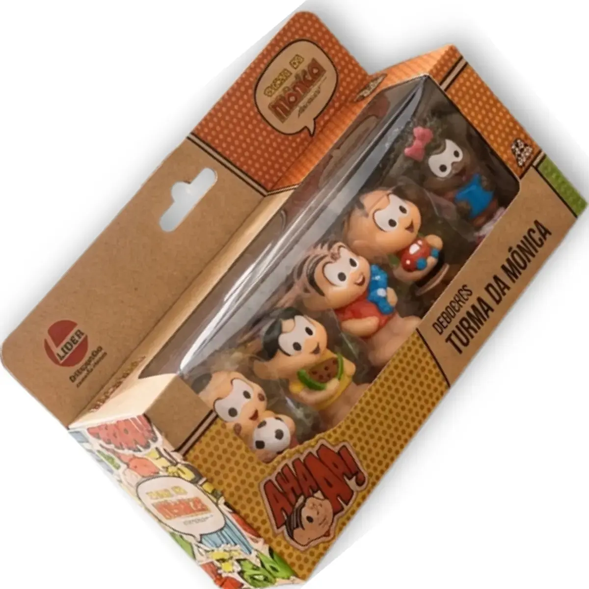 Dedoches Turma Da Mônica Miniaturas 5 Peças - 3767 Líder - 1