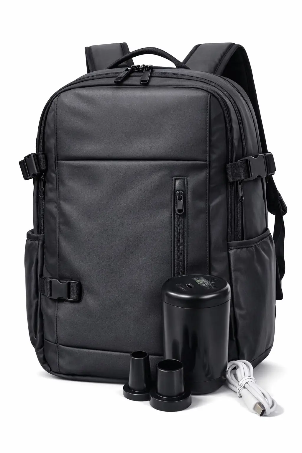 Bag de Viagem com Sistema a Vácuo e Bomba Inclusa – Mochila Expansível 35 a 55 Litros, Alta Capacidade, Compacta e Funcional, Ideal para Viagens, Trabalho, Academia e Uso Diário - 1