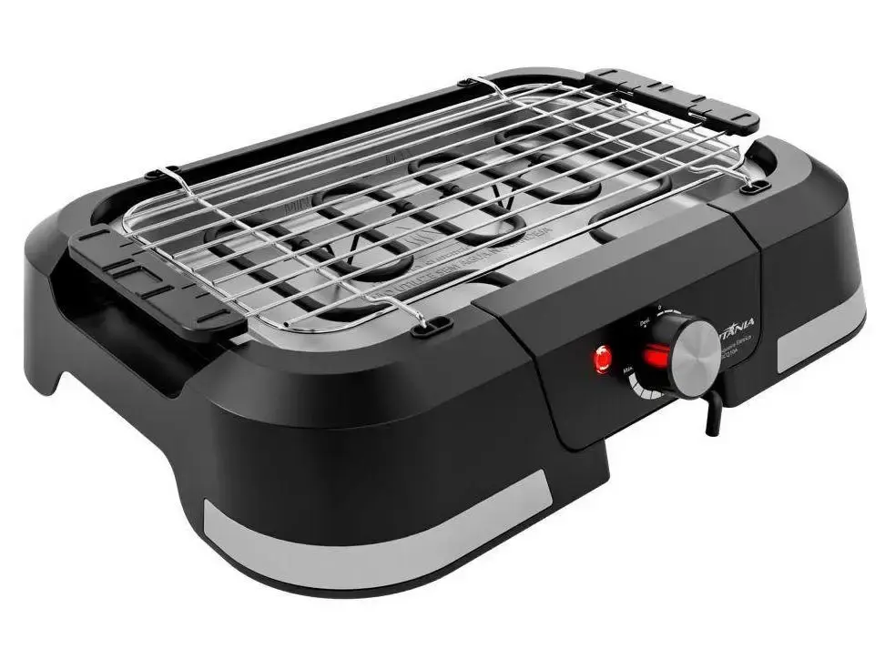 Churrasqueira Elétrica De mesa Britânia 1500W de potência BCQ10A - 110V - 1