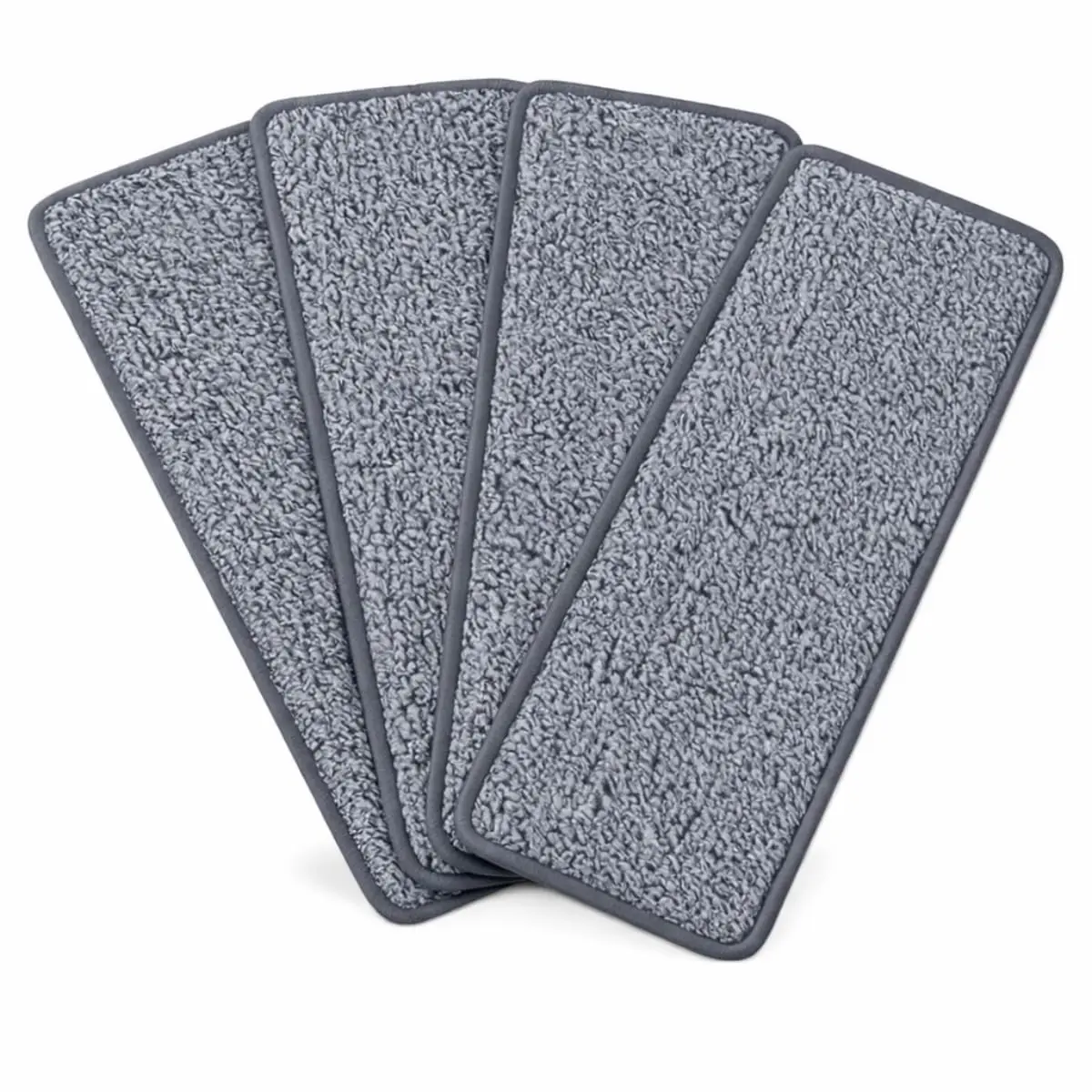 Kit 4 Refil Microfibra Para Mop Lava E Seca Fit Reutilizável Linha Premium - 1