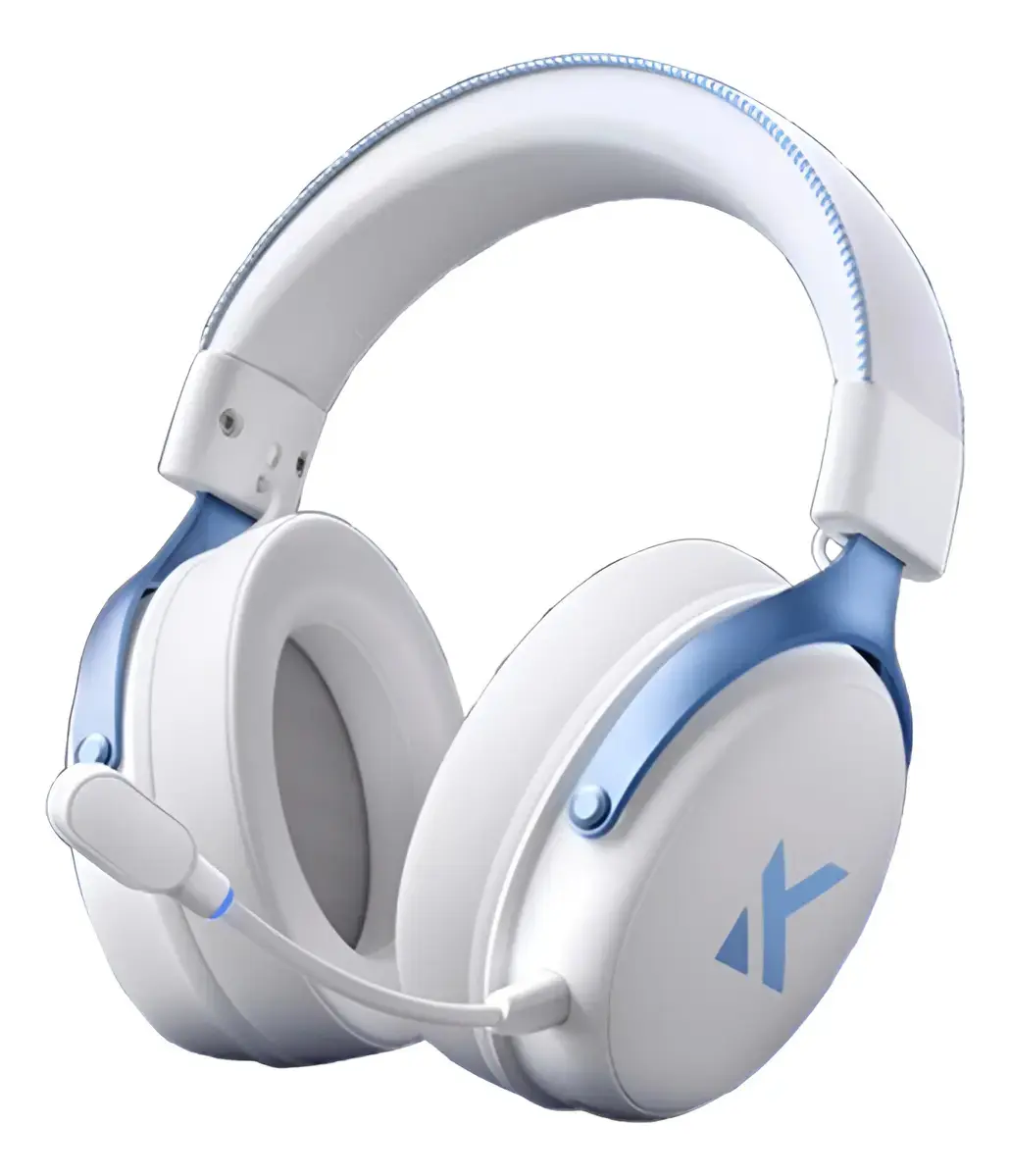 Headset Gamer Mchose V9 Pro Sem Fio Bluetooth 2.4ghz Rgb Azul
