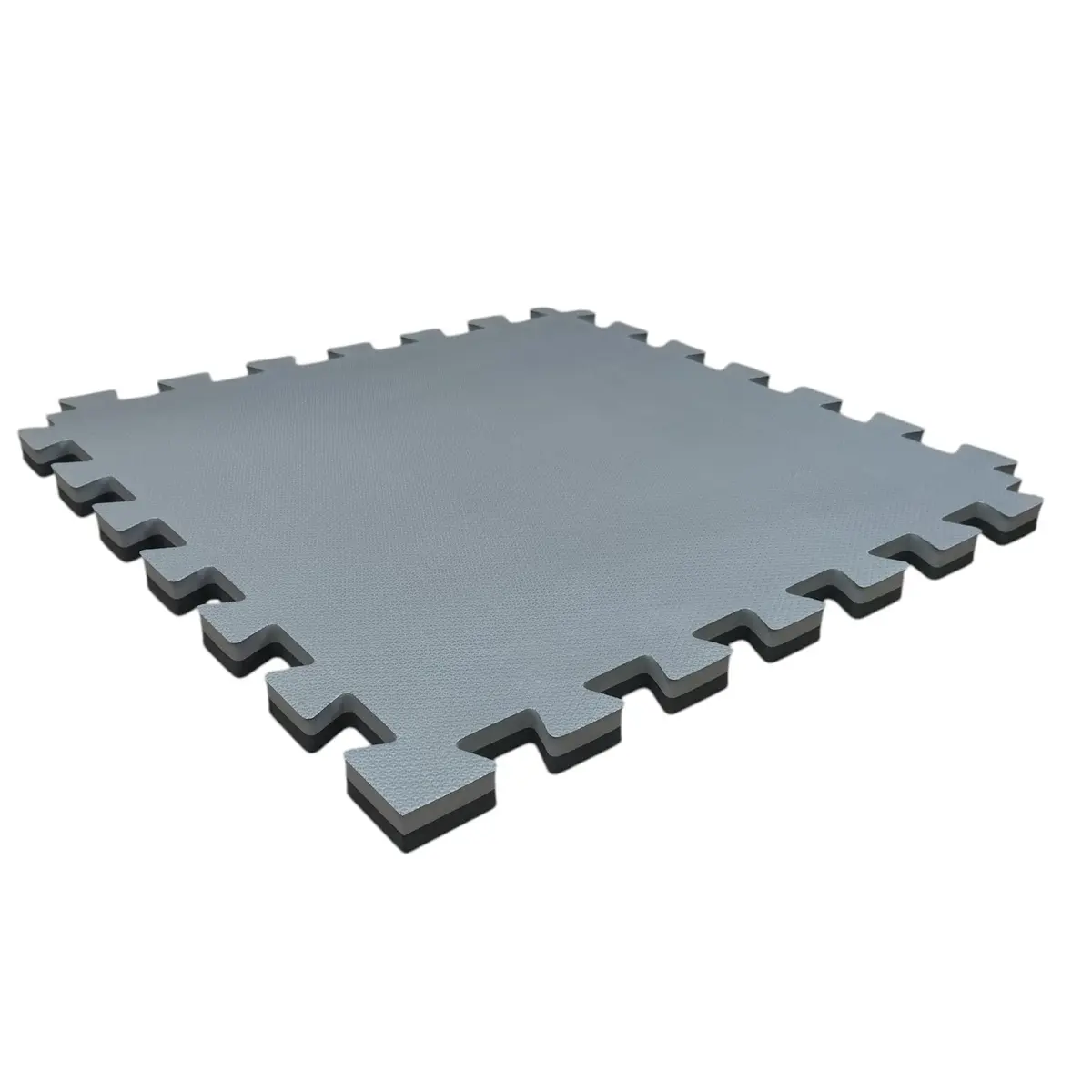 Tatame Tapete EVA Loja da Maria 100x100x2cm 20mm Preto e Cinza - 1