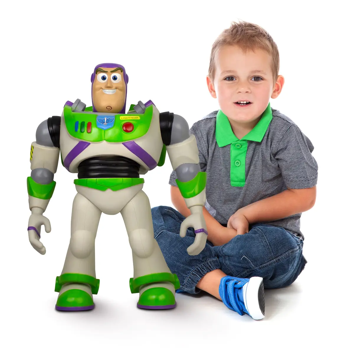 Boneco Toy Story Buzz Lightyear Gigante 56 cm - Mimo brinquedos | Articulado