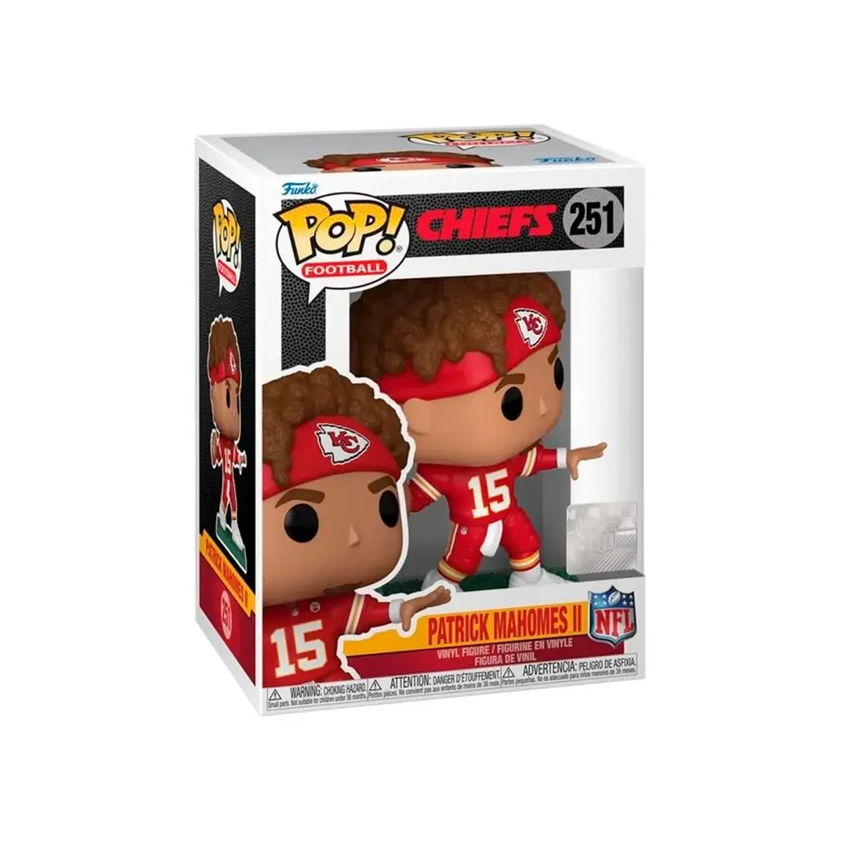 Candide, Funko POP! Patrick Mahomes II, Kansas City Chiefs - 11 cm - 1