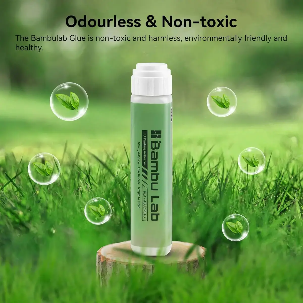 Cola Adesiva para Impressora 3D, Forte Aderência, Reduz Deformações para Filamentos Bambu Lab A1 X1 P1 Series H2D H2S PLA/ABS/PETG/PC/PA/TPU 60ML