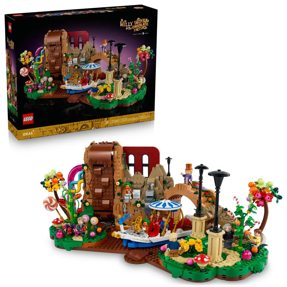 LEGO Ideas Willy Wonka e a Fábrica de Chocolate 21360 (2.025 Peças) - 1