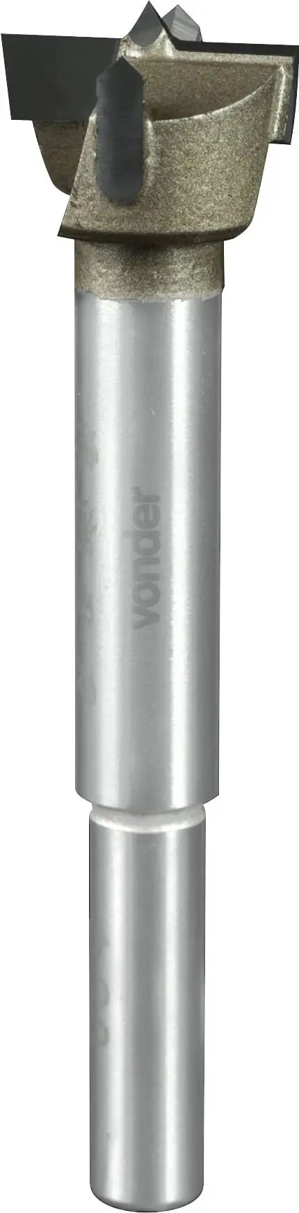Vonder, Fresa Com Dentes De Vídea/Metal Duro Para Dobradiça Tipo Caneco, 35 Mm, Com 2 Dentes Plus.