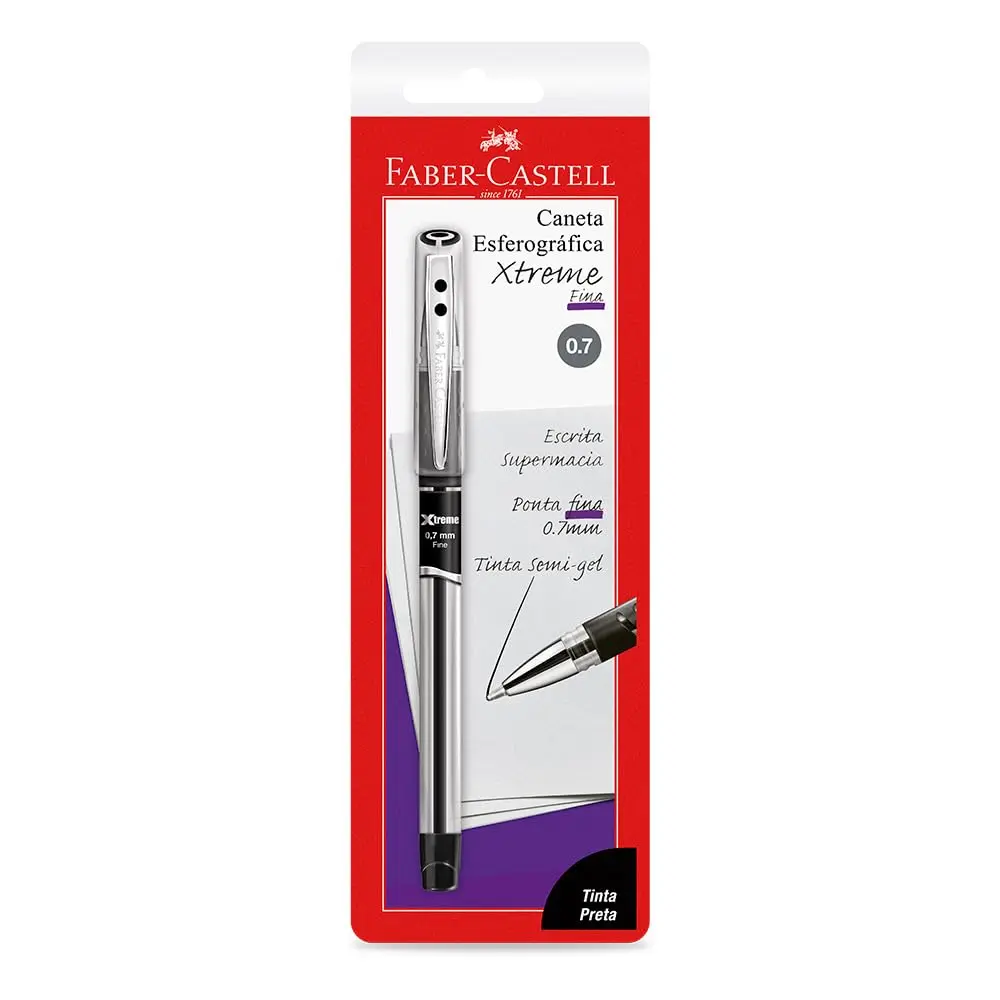 Caneta Esferográfica, Faber-Castell, Xtreme, 0.7mm - 1