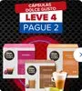 (Leve 4 Pague 2) Cápsulas Nescafé Dolce Gusto - Sabores - 1