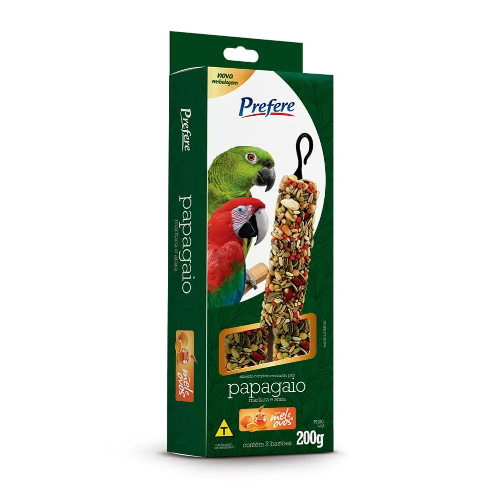 Prefere Bastão de Sementes para Papagaio 200g