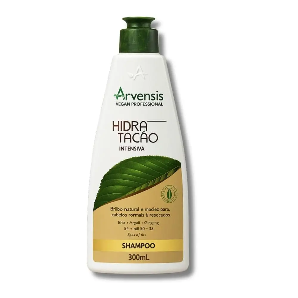 Shampoo Arvensis, 300ml | Hidratação Intensiva, Brilho, Limpeza Suave, Fórmula Vegana, Uso Diário
