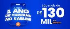 Ganhe 1 ano de Compras no Kabum - 1