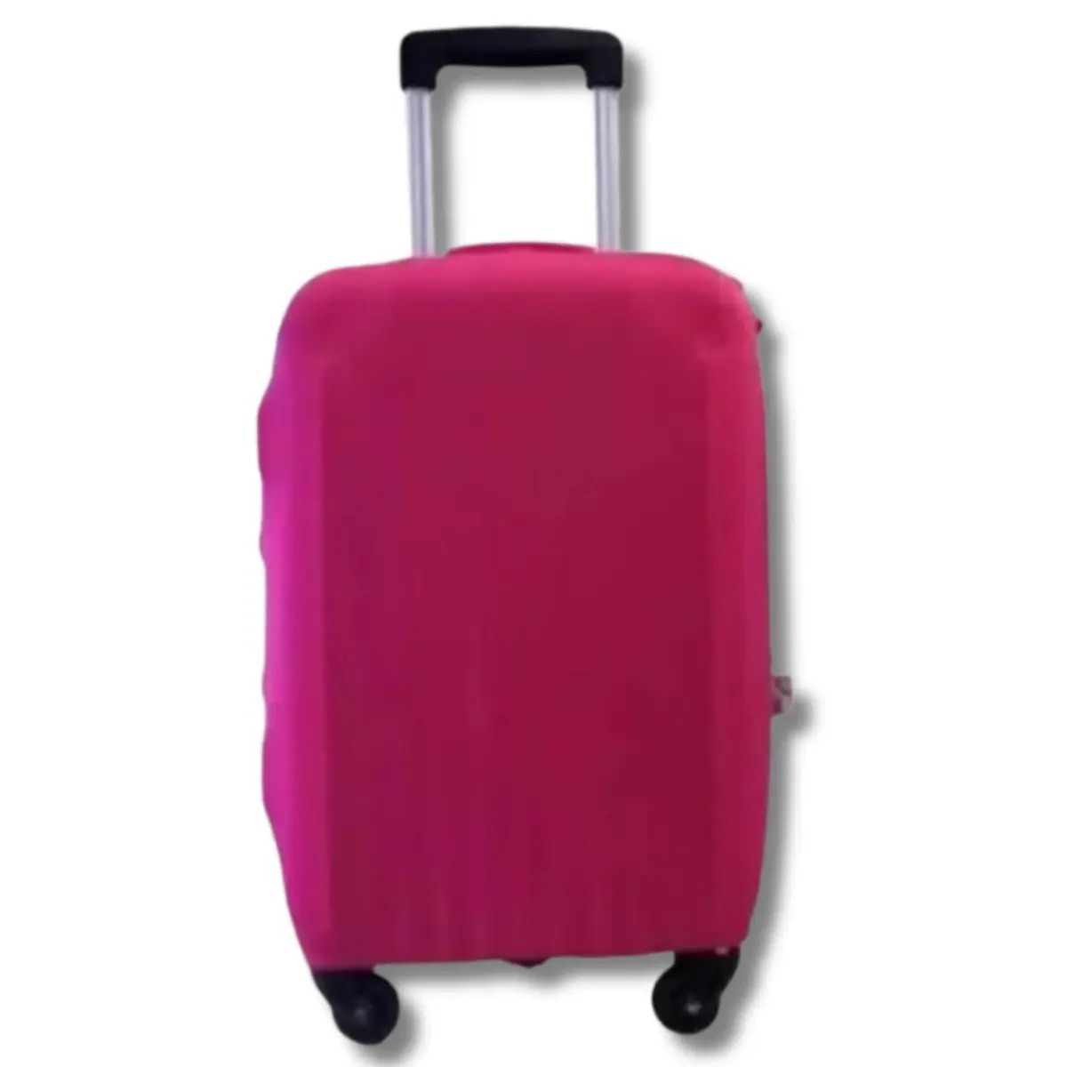Capa Protetora para Mala Lisa Tamanho Grande Material Resistente (ROSA)