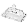 Manteigueira Wolff Pearl em Cristal com Tampa Transparente - 9 x 14 cm - MANTEIGUEIRA PEARL 14CM X 9CM X 8CM WOLFF - 1
