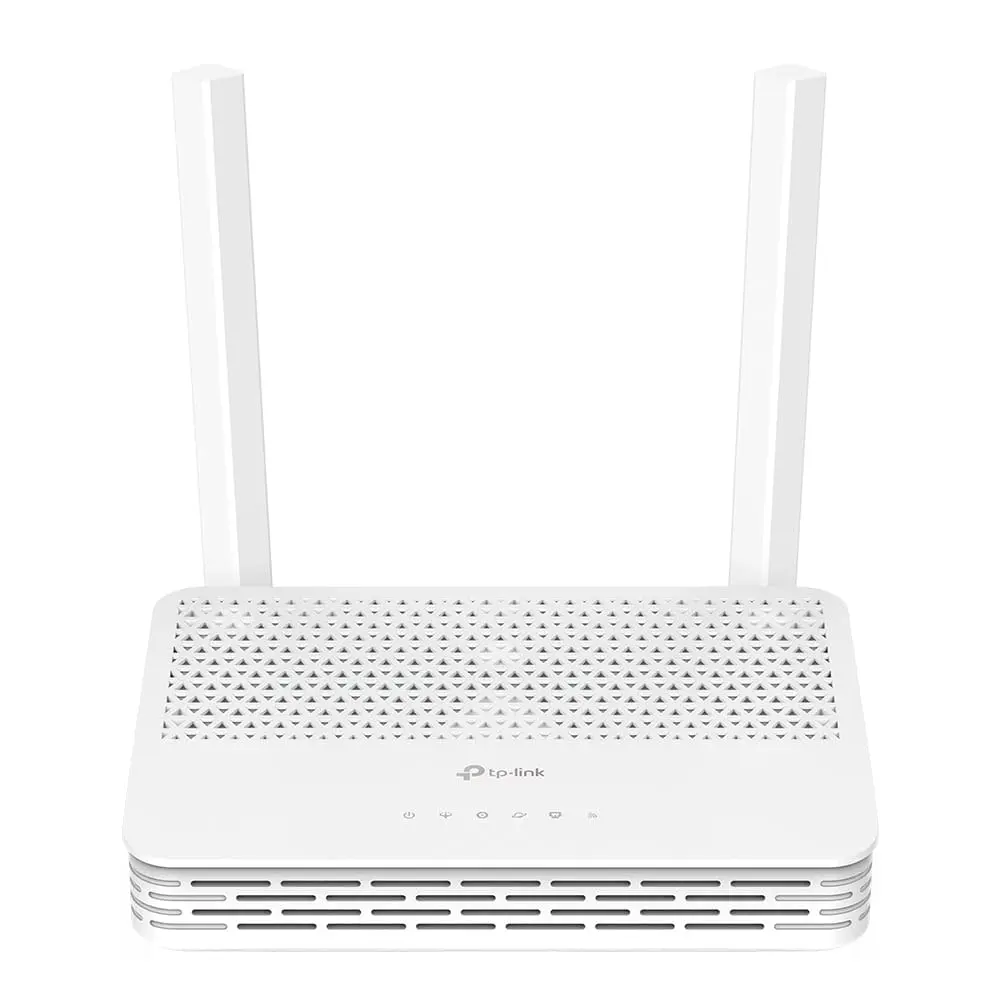 Roteador TP-Link XC220-G3 ONT XPON Wi-Fi AC1200 Dual Band Gigabit | Roteador com terminal ONT XPON, Wi-Fi AC1200 Dual Band e portas Gigabit para redes de fibra óptica compatíveis.