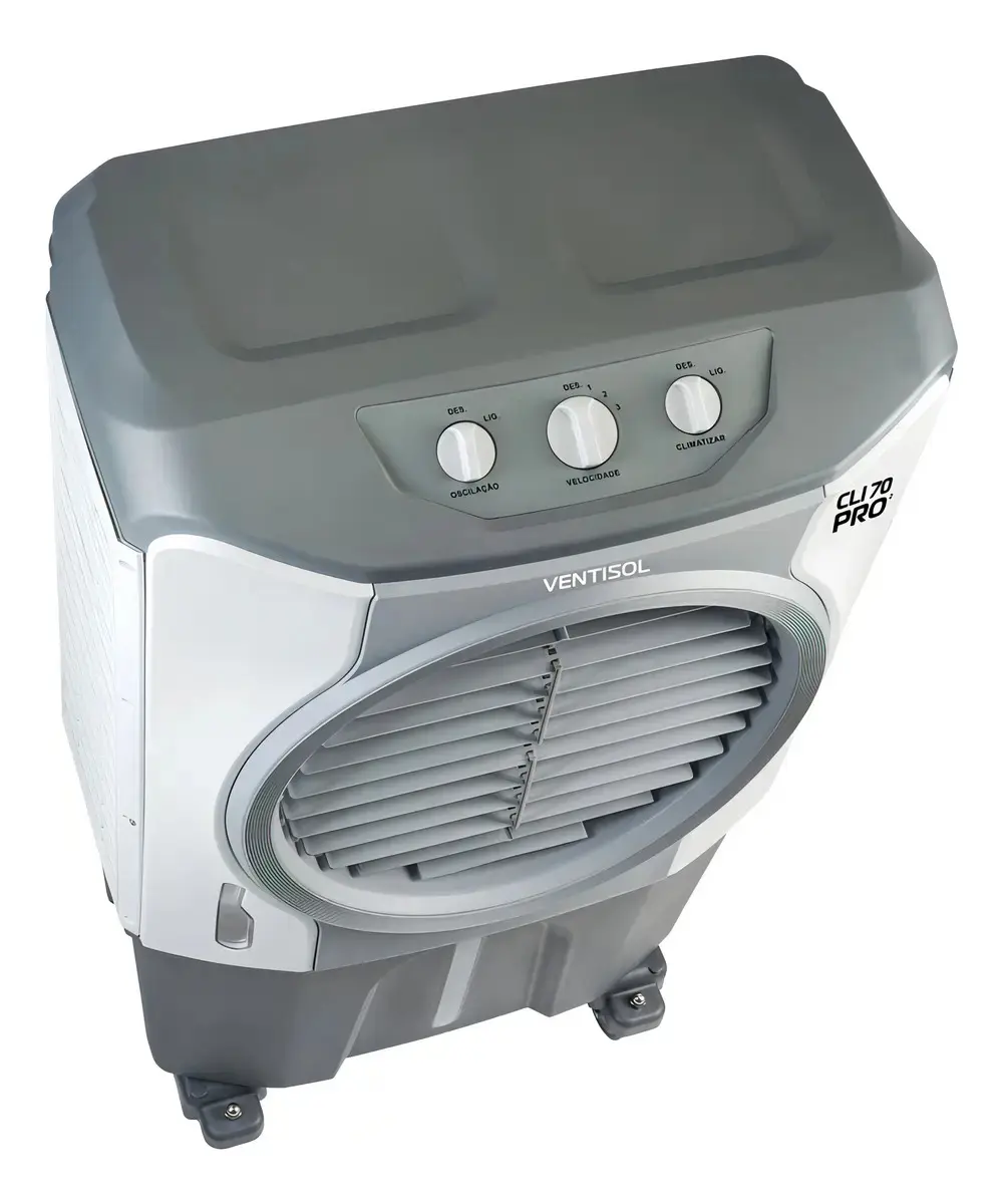 Climatizador Evaporativo Cli70 Pro2 70l 210w Ventisol Cor Cinza thumbnail 5