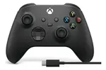 Controle sem fio Xbox Carbon Black Preto - 1