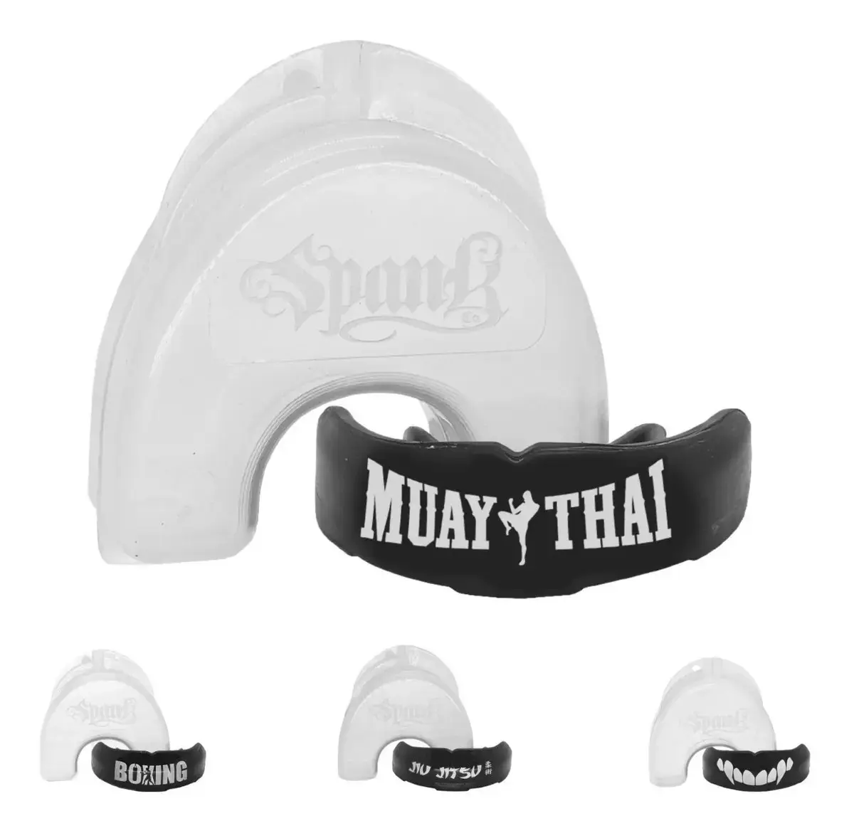 Spank Protetor Bucal Profissional Moldável Com Estojo Cor Muaythai - Boxe - Muaythai - Jiu-jitsu - Mma - Kickboxing - Futebol - Basquete - Esporte De Contato thumbnail 2