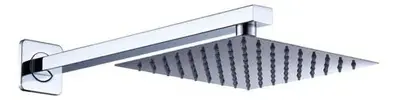 Chuveiro Slim Quadrado 20x20cm Inox 304 com Braço - 1