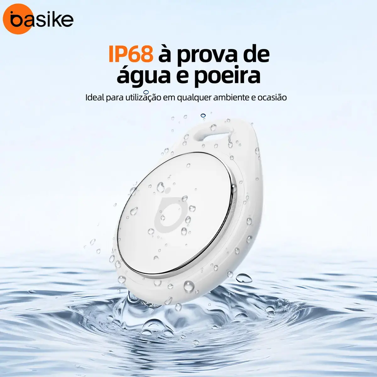 Localizador de Objetos Basike Ba-DW346 para iPhone com Find My, Branco thumbnail 7