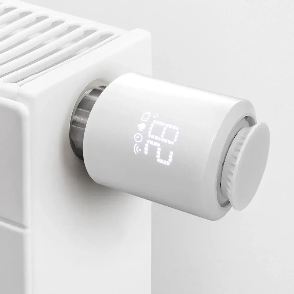 Tuya inteligente zigbee 3.0 trv válvula atuadora de radiador termostática controlador temperatura suporte alexa google casa - 1