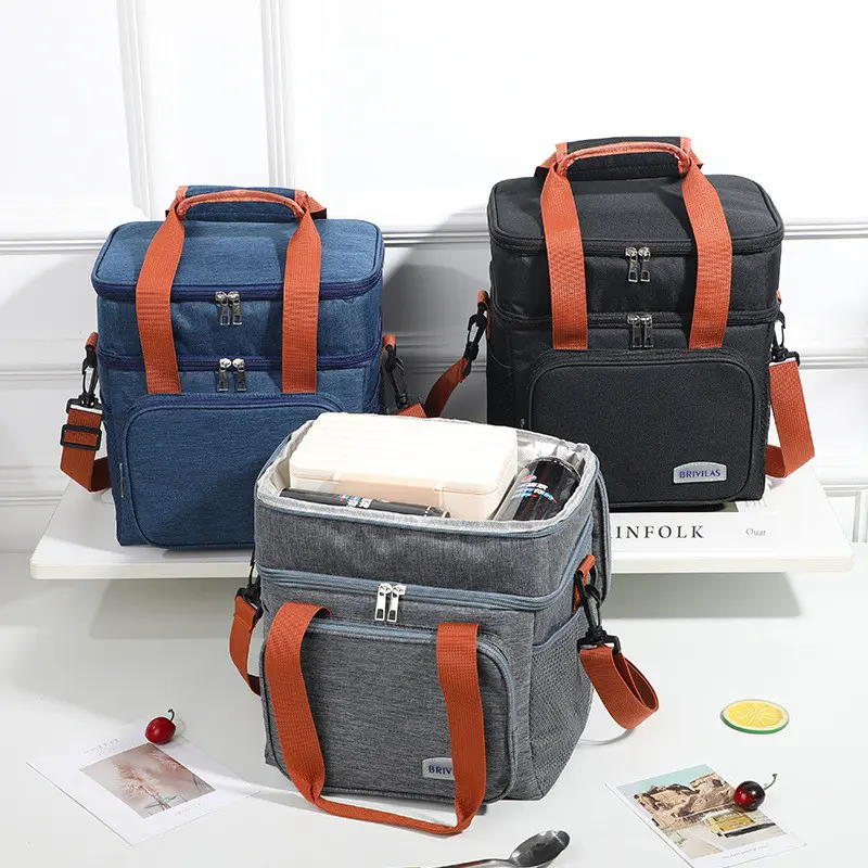 Bolsa Térmica De Grande Capacidade De Alta Qualidade Adequada Para Viagens De Piquenique Na Praia - 1