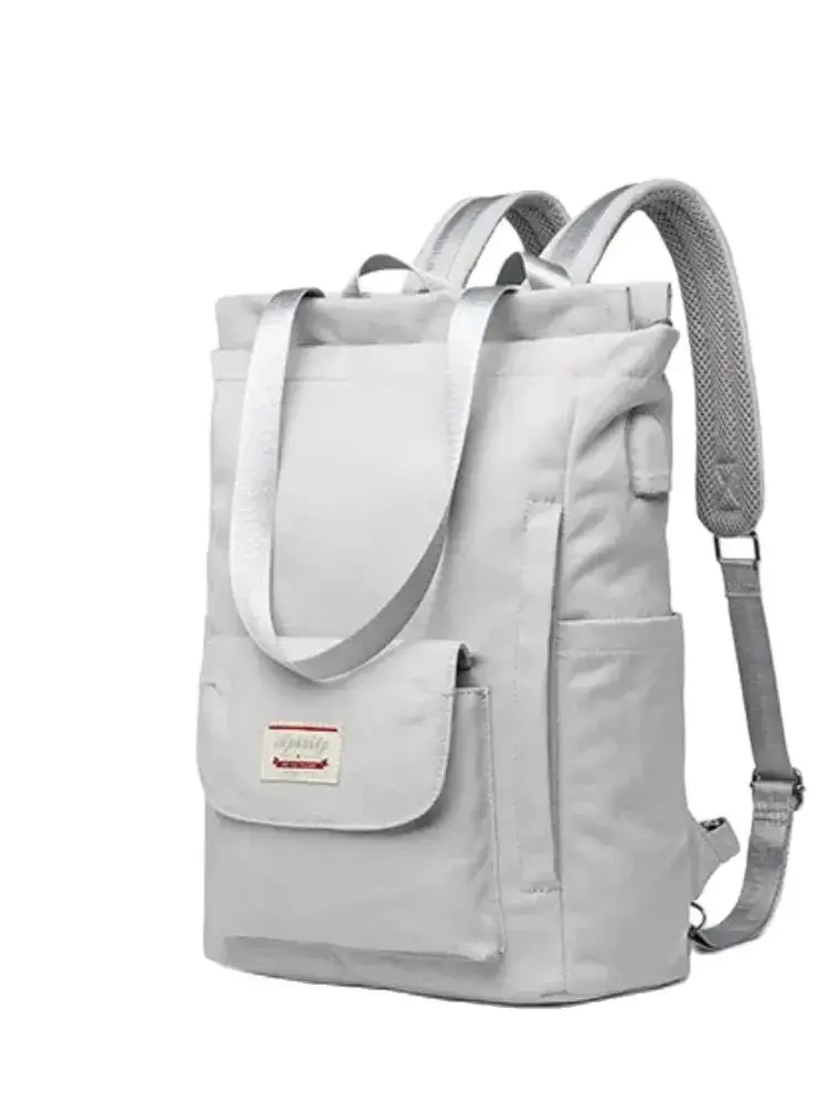 1 unidade/lote Bolsa de Ombro Feminina Impermeável de Tecido Oxford para Laptop Mochila para Notebook de 15.6 Polegadas Mochila Escolar Feminina
