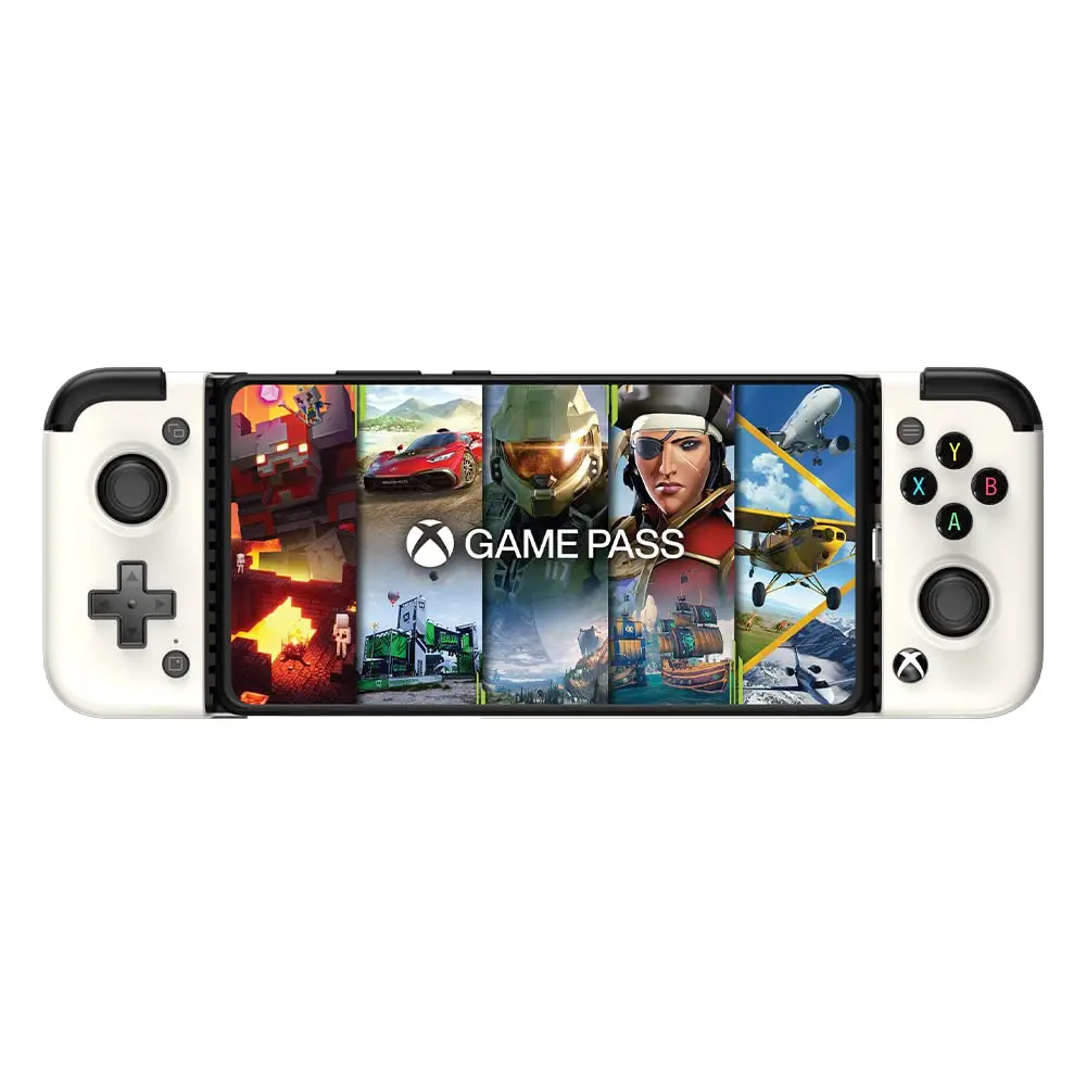 GameSir X2 Pro Controle para Celular Android USB-C (100–179 mm) Licenciado Xbox, Gamepad Mobile para xCloud/Cloud Gaming (Game Pass, GeForce Now, Luna), Carregamento Pass-Through + 1 Mês Game Pass Ultimate – Branco
