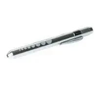 Lanterna de LED profissional portátil para diagnóstico clínico, exame oftalmológico, caneta de verificação de pupila, luz para médico enfermeiro, DocBeam (Cinza)