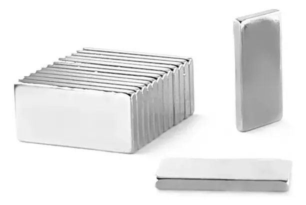 Ímã Neodímio 20x10x2 Mm N35 10 Unidades