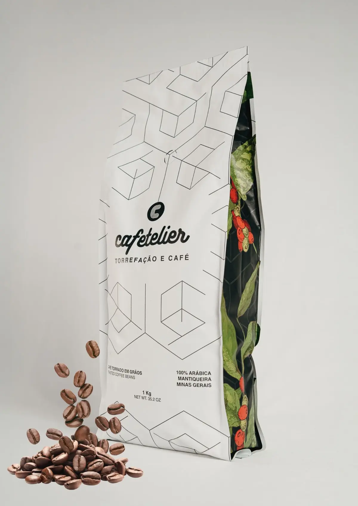 Cafetelier Café em Grãos 1kg - Torra Média - Perfil Sensorial Chocolate, Caramelo
