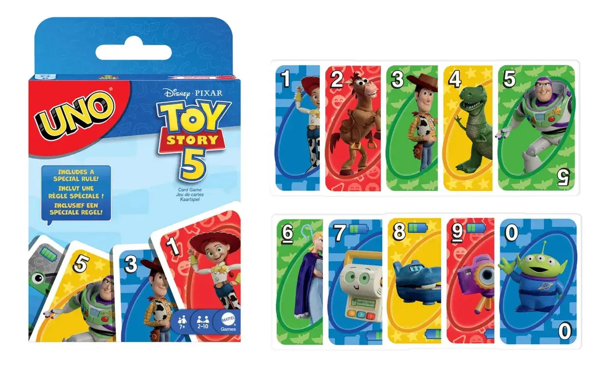 UNO Licensed Jogo de Cartas Toy Story 5 7Y+