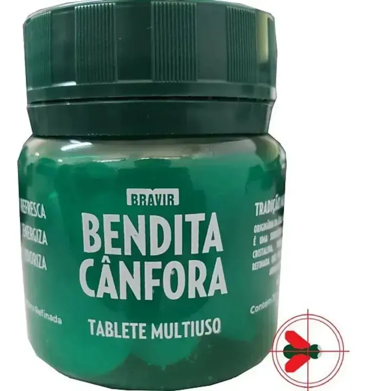 Bendita Cânfora Refinada Pote com 30 Tabletes Multiuso Bravir Casa thumbnail 9