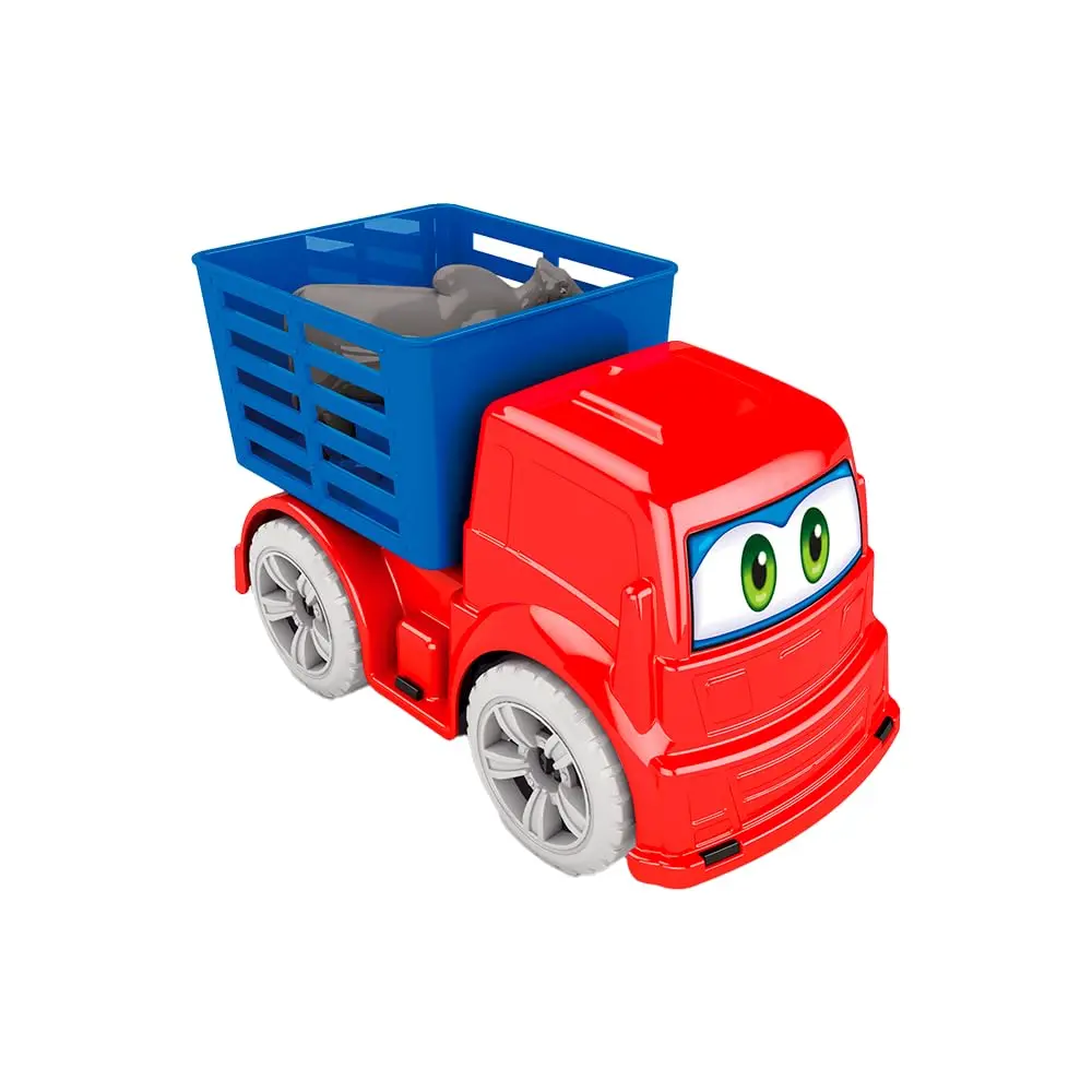 GGB Brinquedo Carrinho Mini Frota Boiadeiro Vermelho - 1