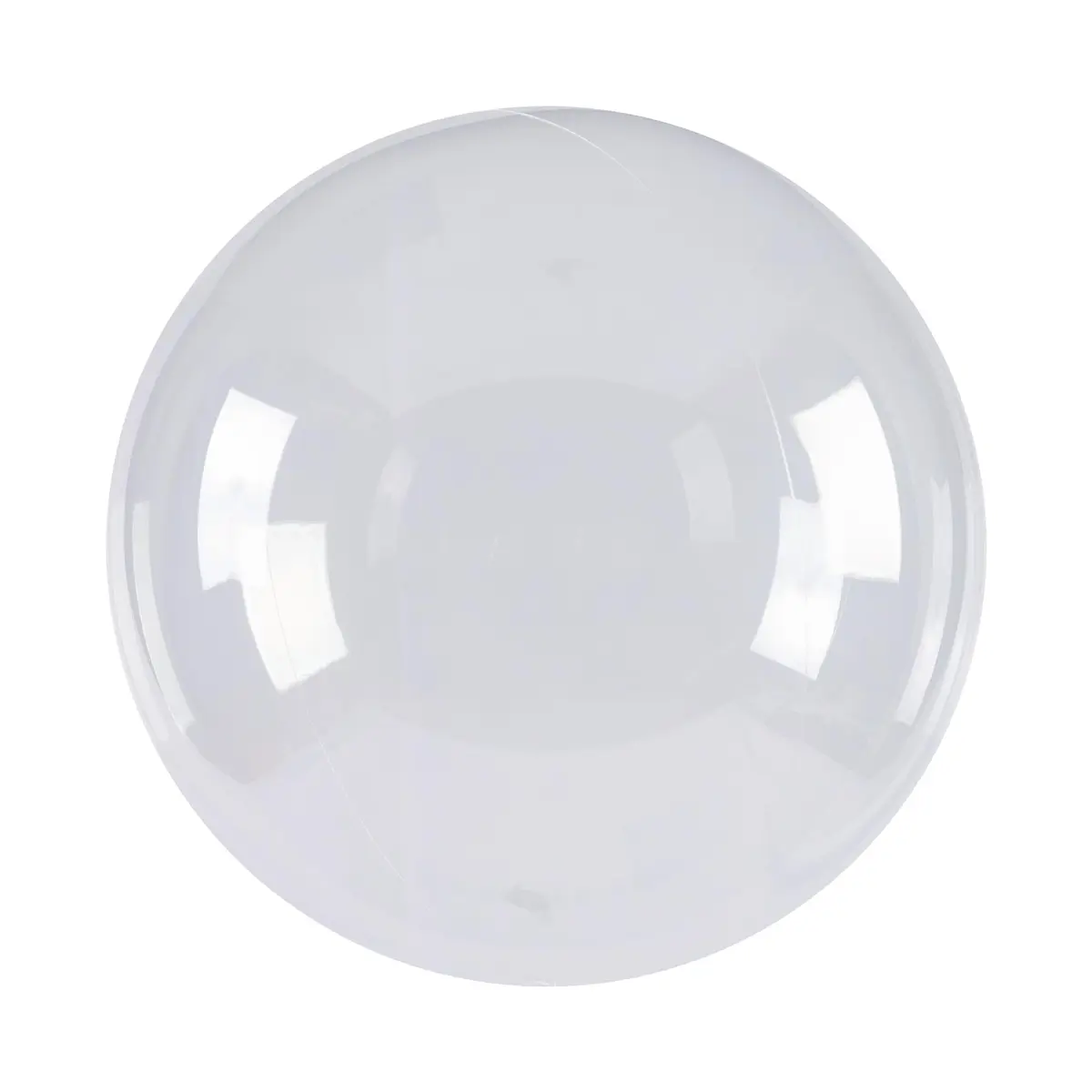 Balão Bubble Transparente Incolor 18 Polegadas - Pacote com 50 Unidades - Balão Redondo Efeito Cristal - Ideal para Personalizar com Glitter e Confete - 45cm - 1