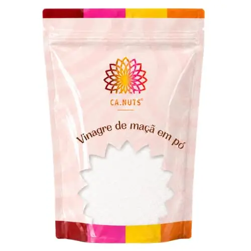 Vinagre de Maçã em Pó Premium Ca.Nuts | Natural, Solúvel e Vegano (100g)